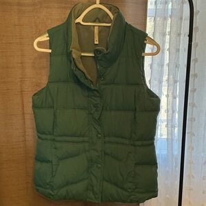 Old Navy Green Puffer Vest